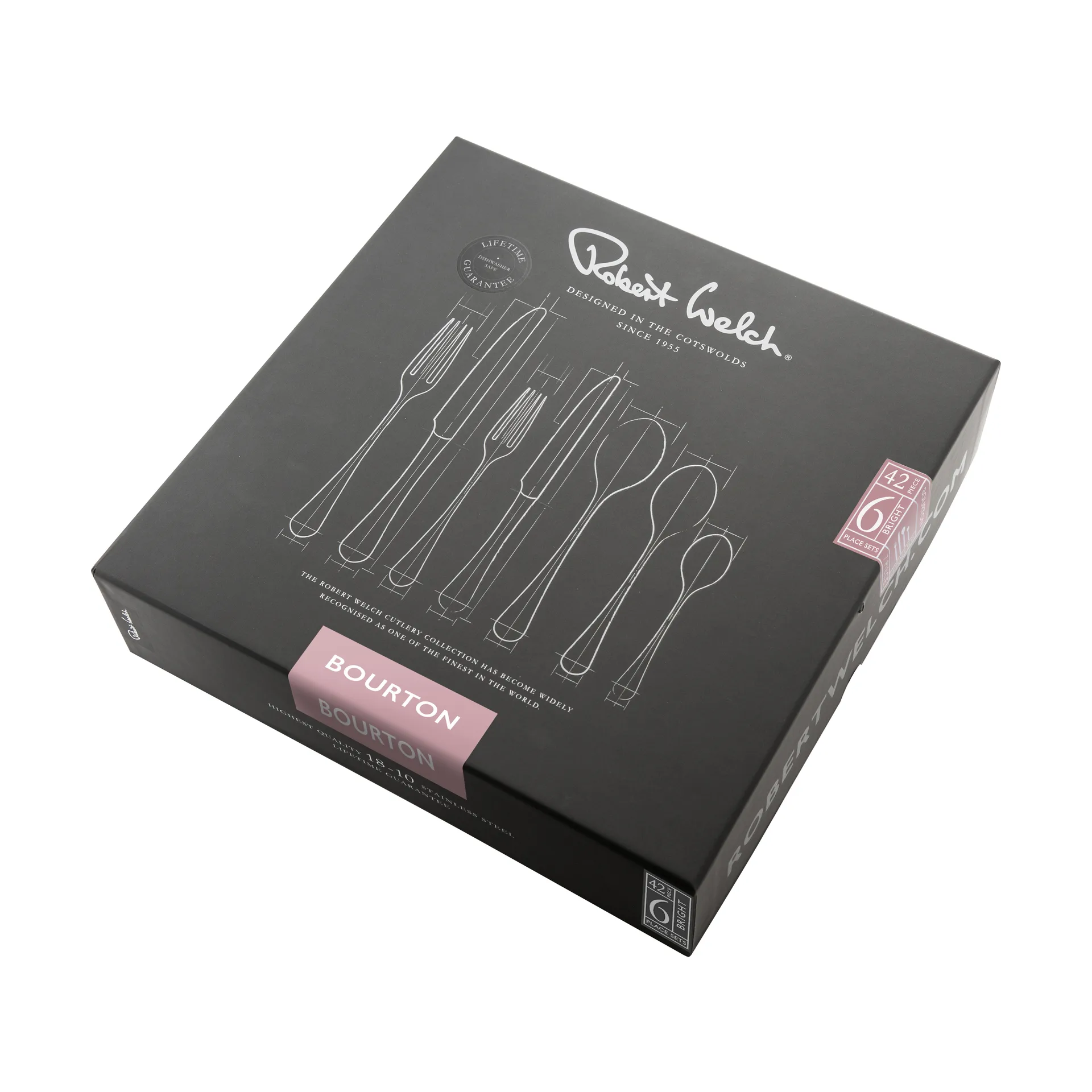 Zestaw sztućców Bourton Bright, 42 części Robert Welch