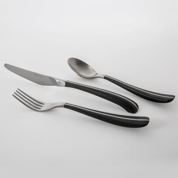 Zestaw sztućców Contour 24 szt. - Czarny - Robert Welch