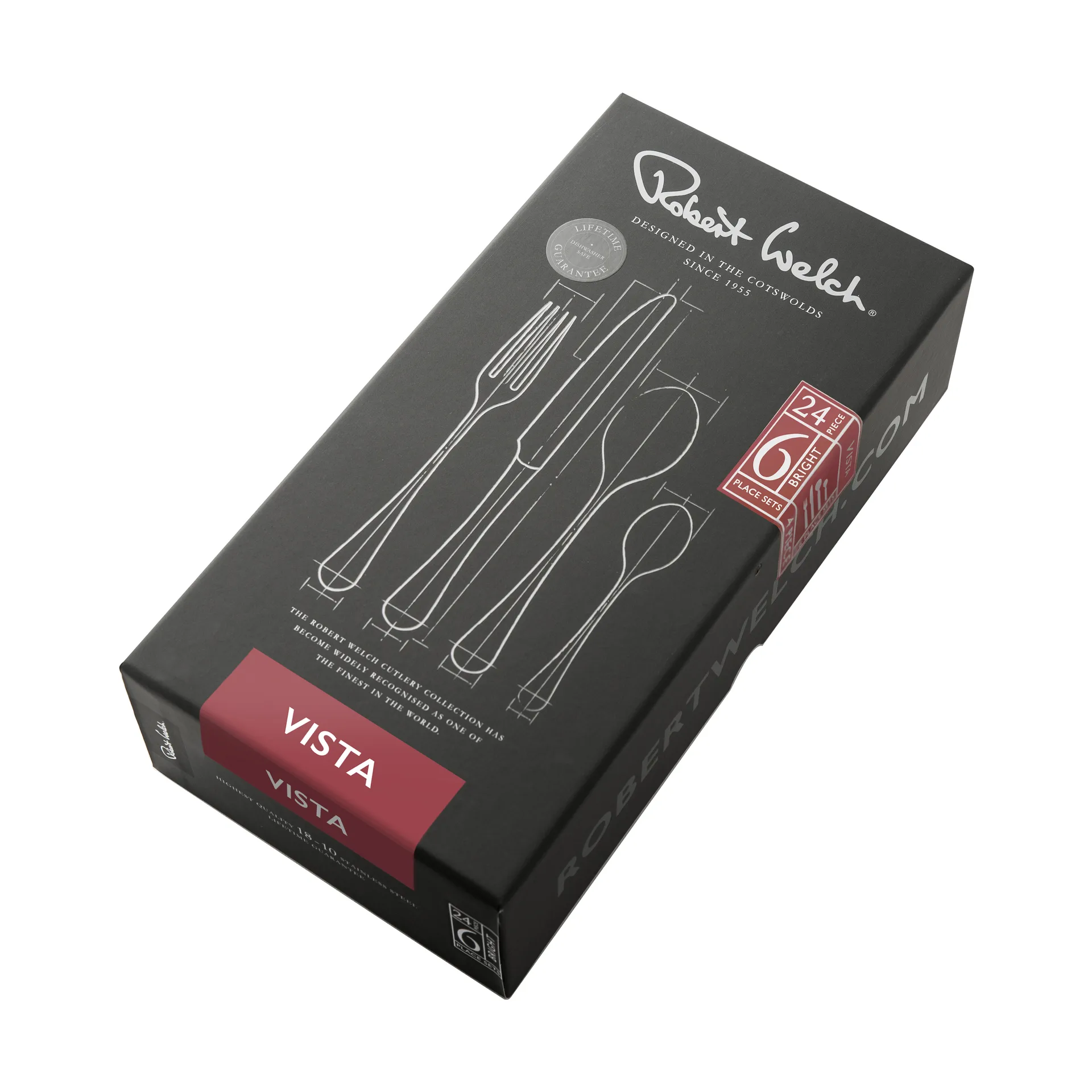Zestaw sztućców Vista Bright, 24 elementy Robert Welch