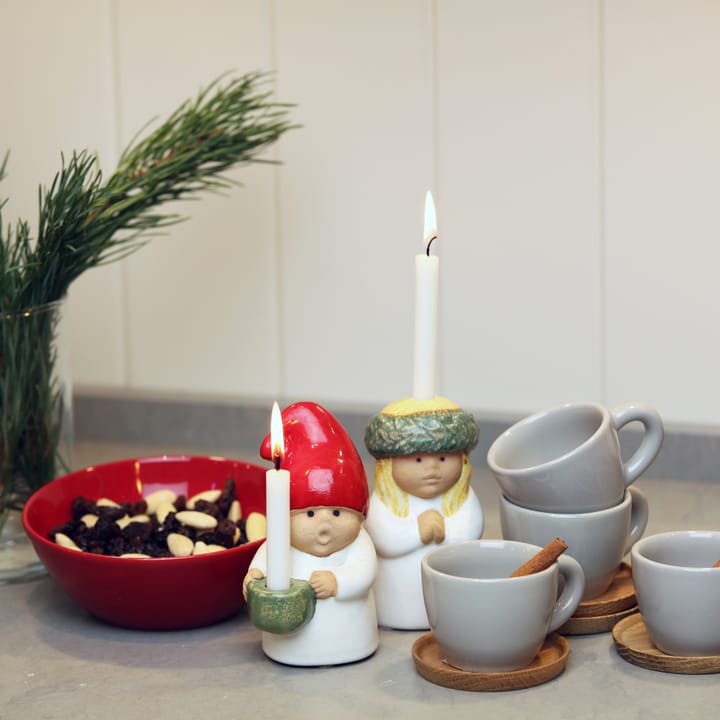 Adwentowe dziecko Lucia, biały-Zielony Rörstrand