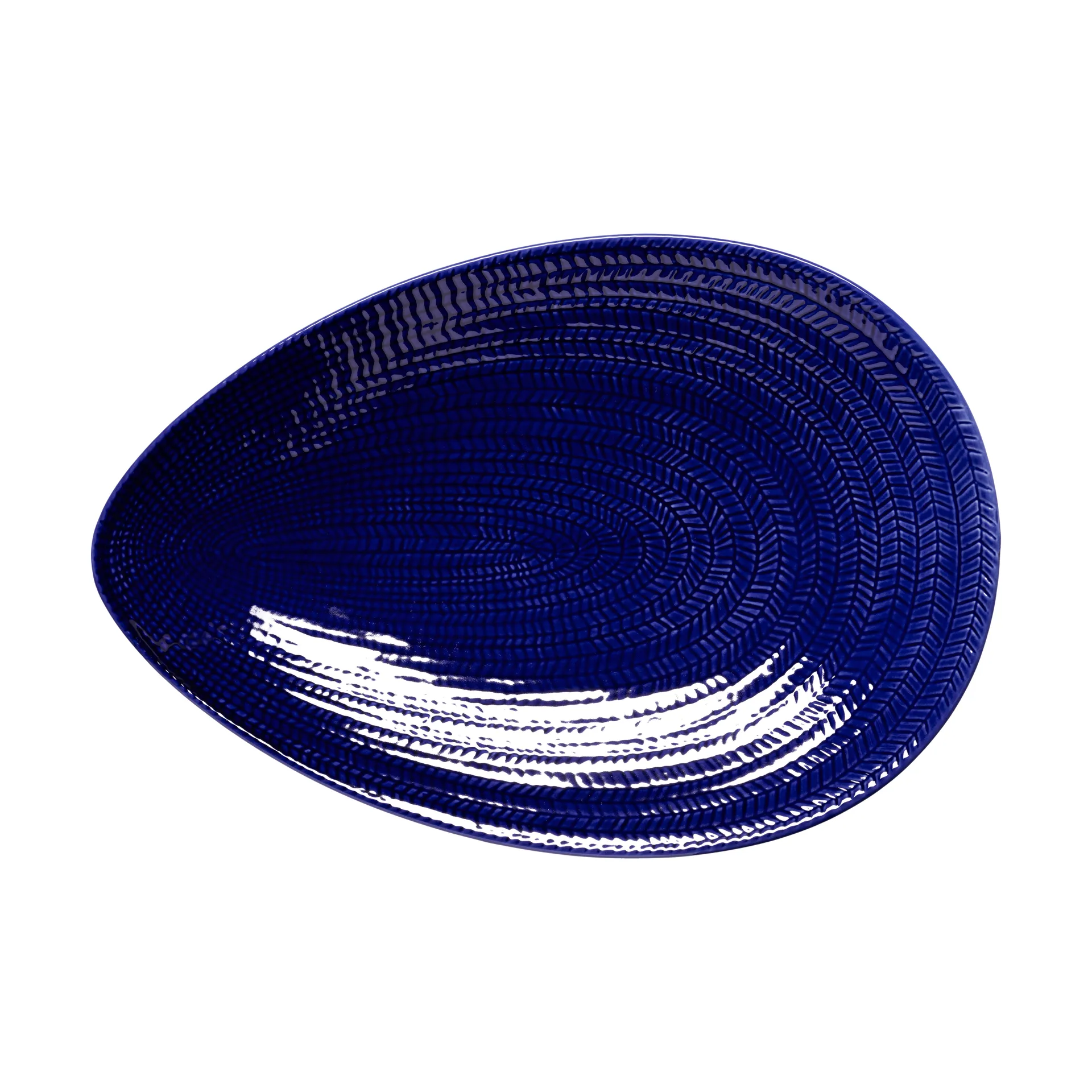 Blå eld serveringsfat, Niebieski, 20×29 cm Rörstrand