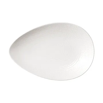 Blå eld serveringsfat - Biały, 24×35 cm - Rörstrand