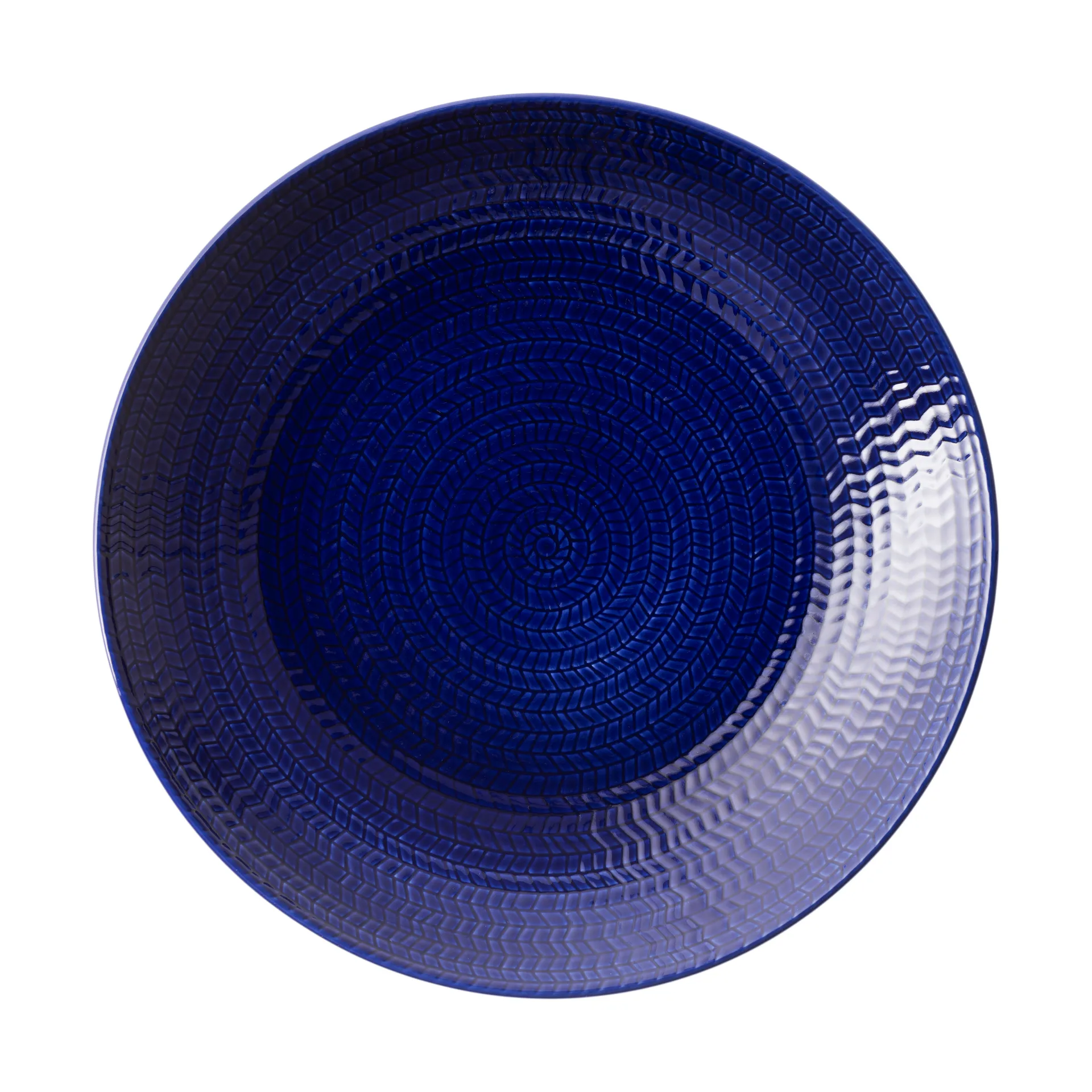 Blå eld tallrik, Niebieski, 23 cm Rörstrand