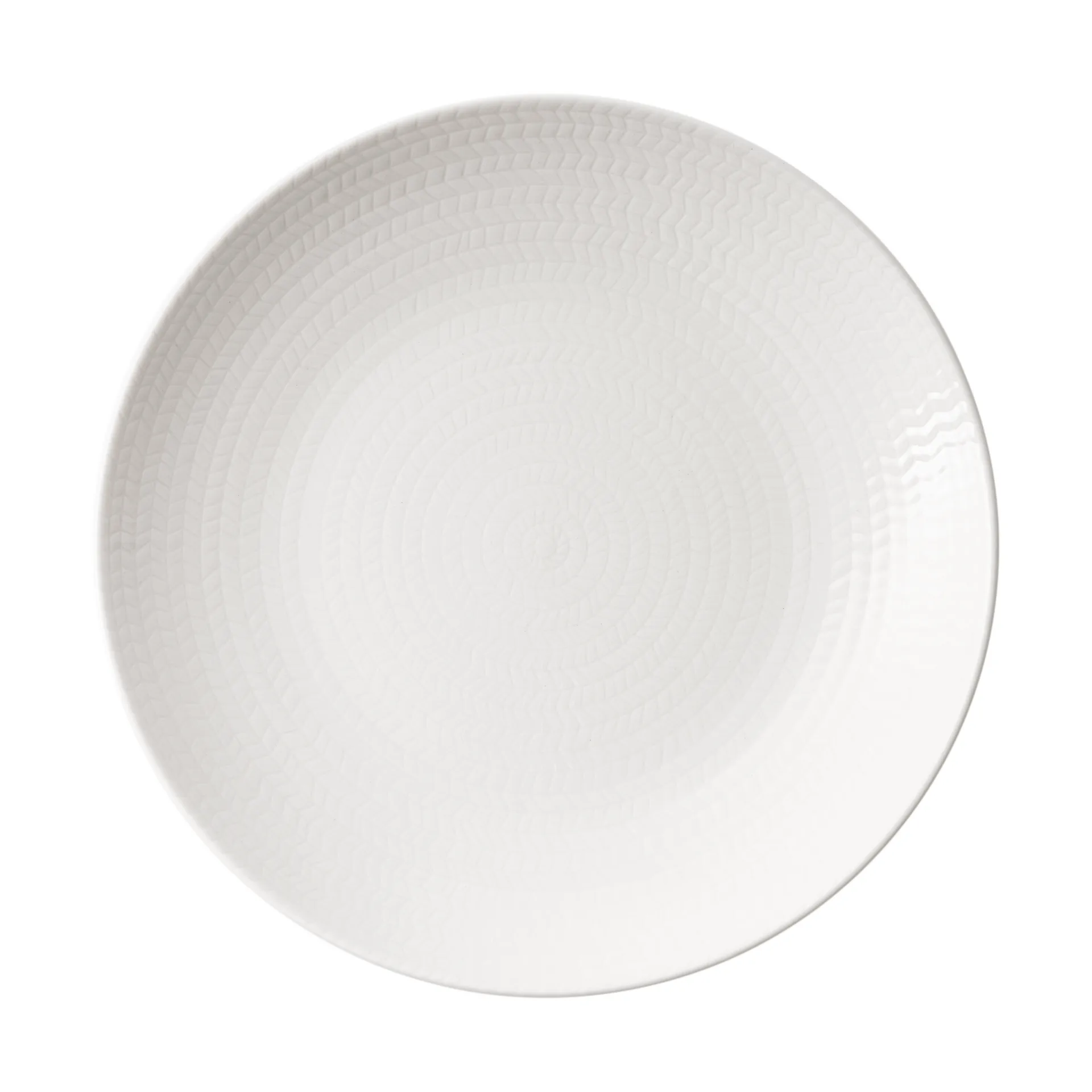 Blå eld tallrik, Biały, 23 cm Rörstrand