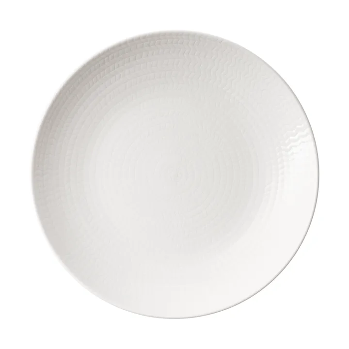 Blå eld tallrik - Biały, 23 cm - Rörstrand