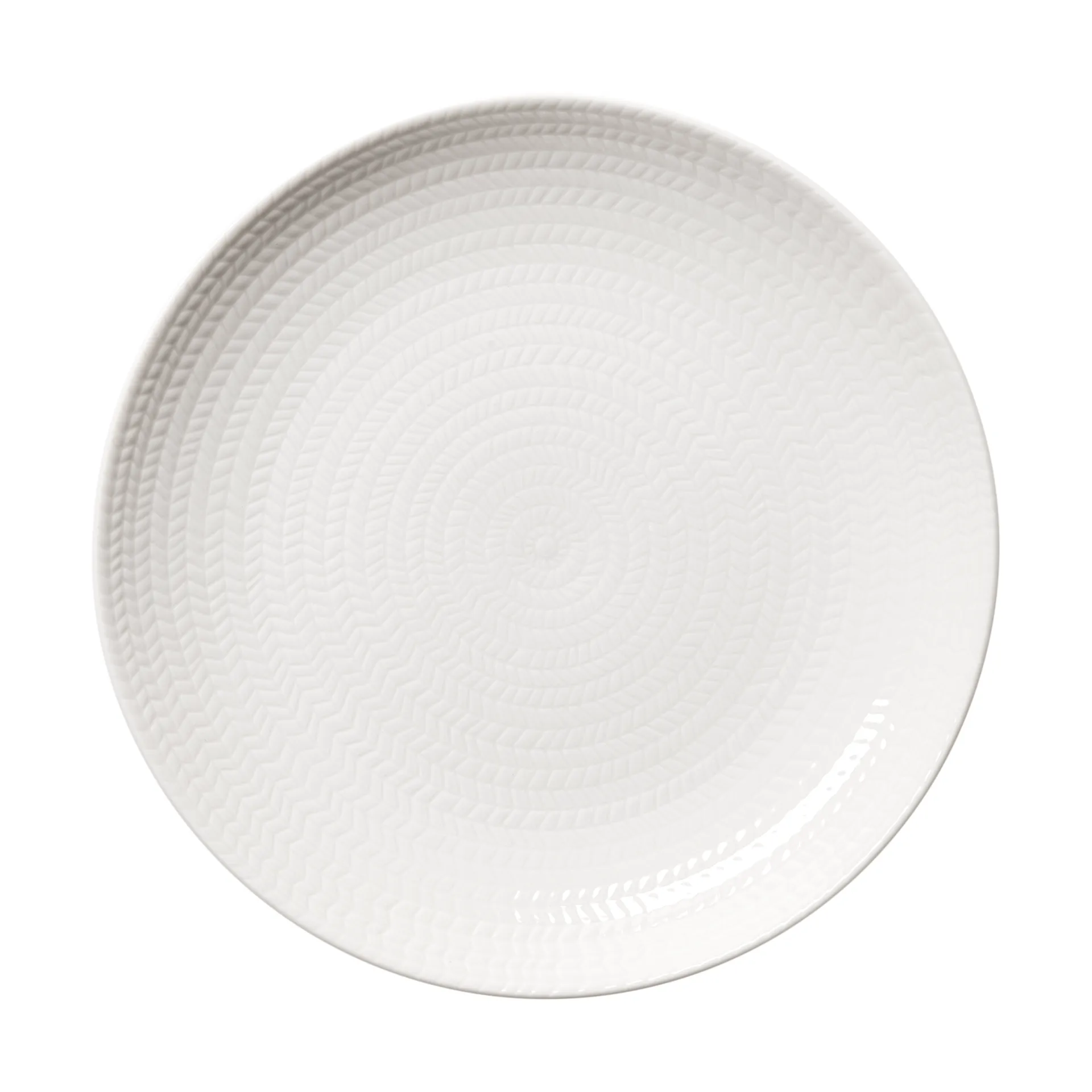 Blå eld tallrik, Biały, 26 cm Rörstrand