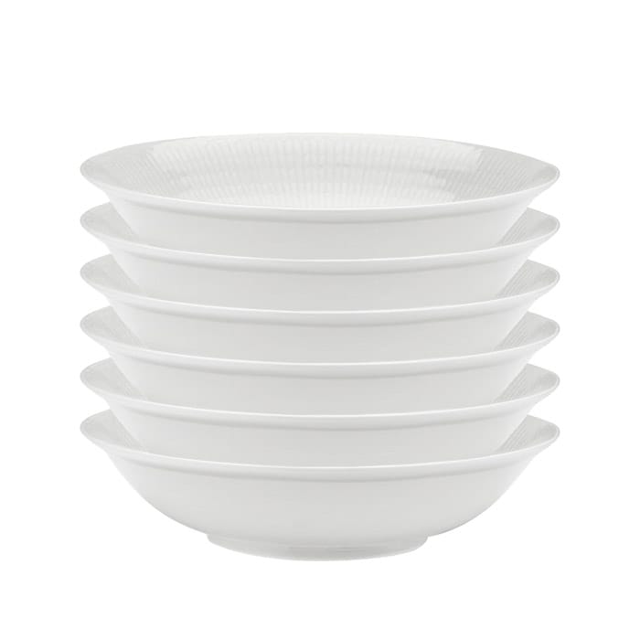 Głębokie talerze Swedish Grace 19 cm, 6 szt. snow (biały) Rörstrand