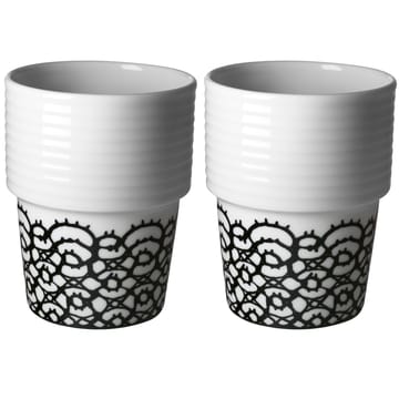 Kubek Filippa K - czarna koronka, 2-pack - Rörstrand