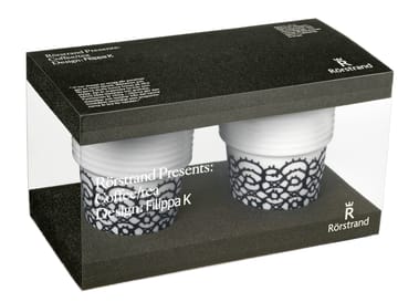 Kubek Filippa K - czarna koronka, 2-pack - Rörstrand