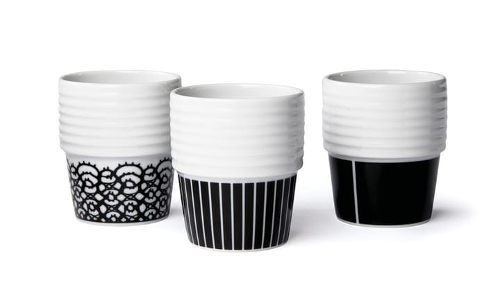 Kubek Filippa K, czarna koronka, 2-pack Rörstrand