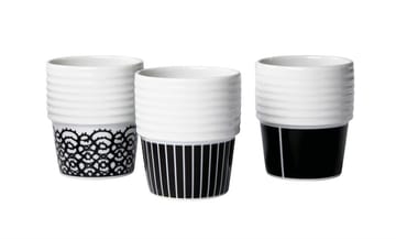 Kubek Filippa K  - czarne paski, 2-pack - Rörstrand