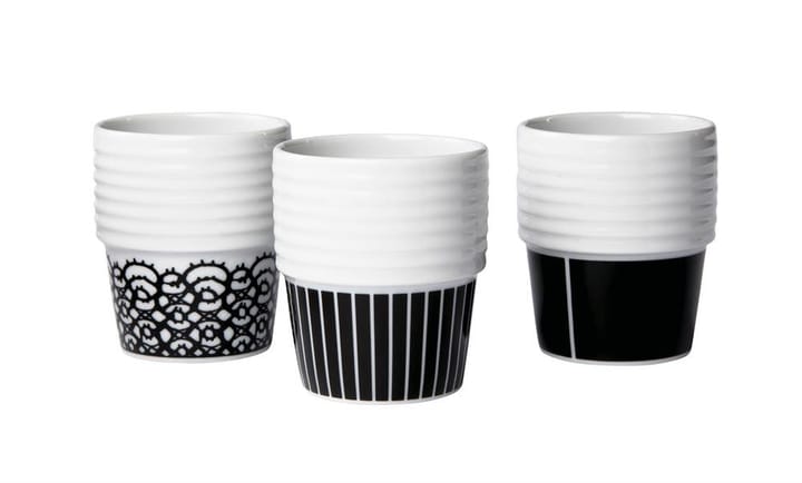 Kubek Filippa K  - czarne paski, 2-pack - Rörstrand