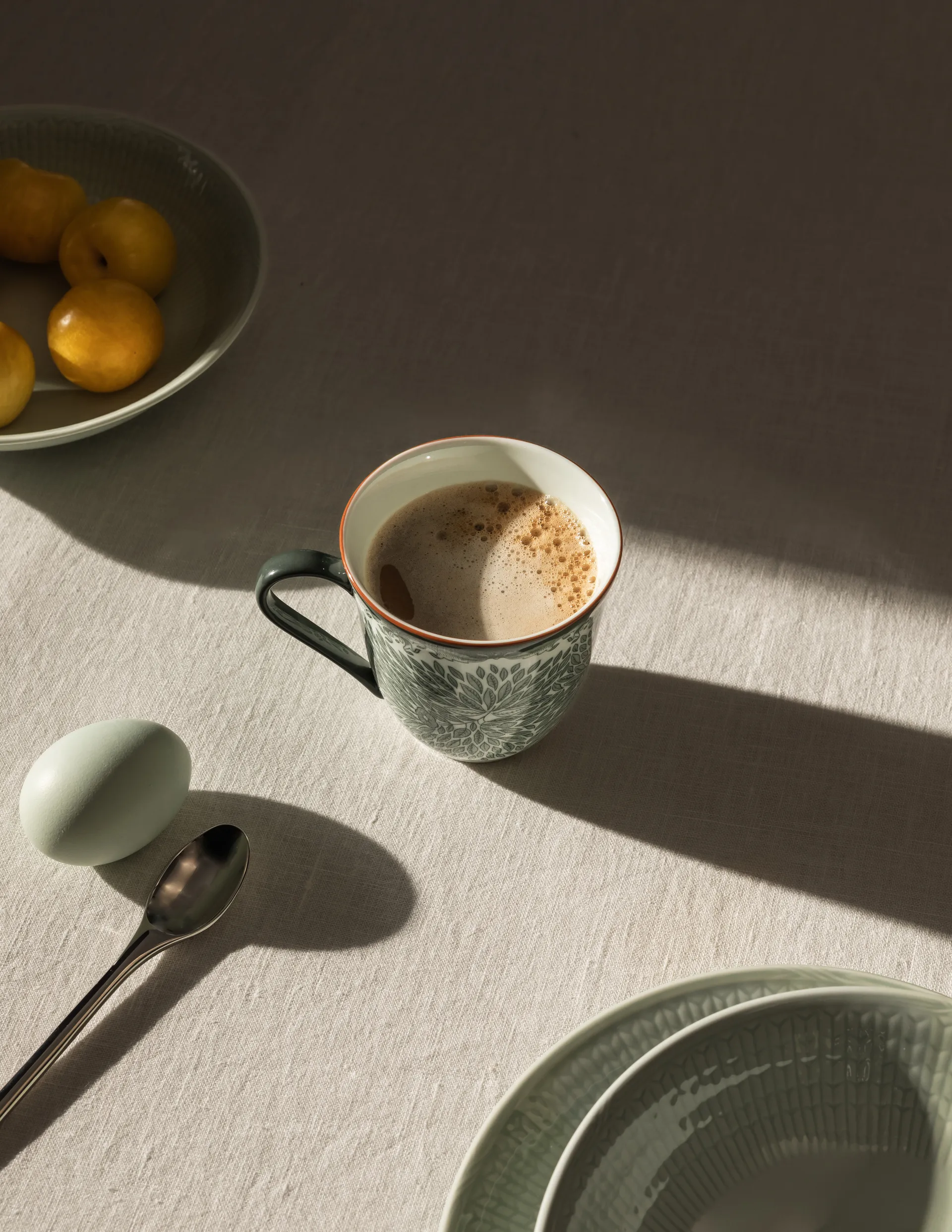 Kubek Ostindia Floris 30 cl, Zielony
 Rörstrand