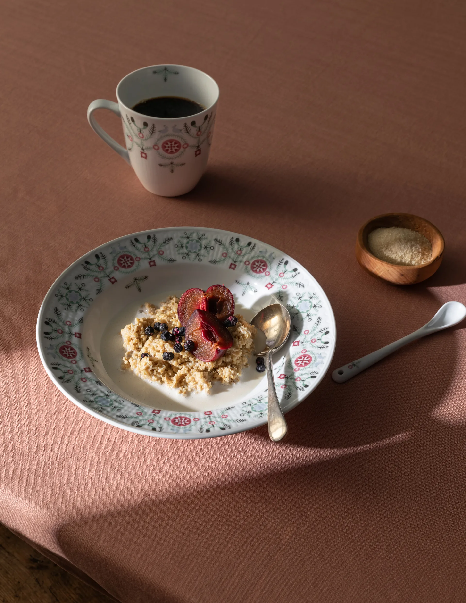 Kubek Swedish Grace Winter 50 cl, Biały Rörstrand