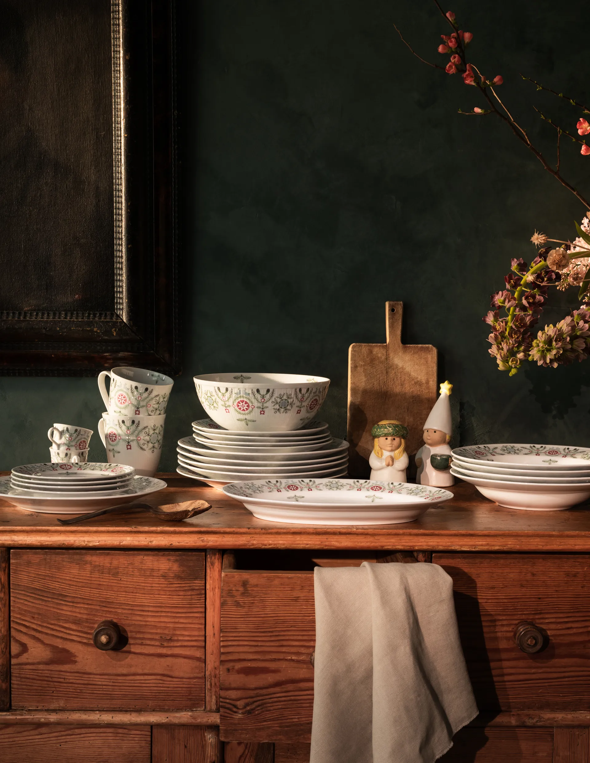 Kubek Swedish Grace Winter 50 cl, Biały Rörstrand