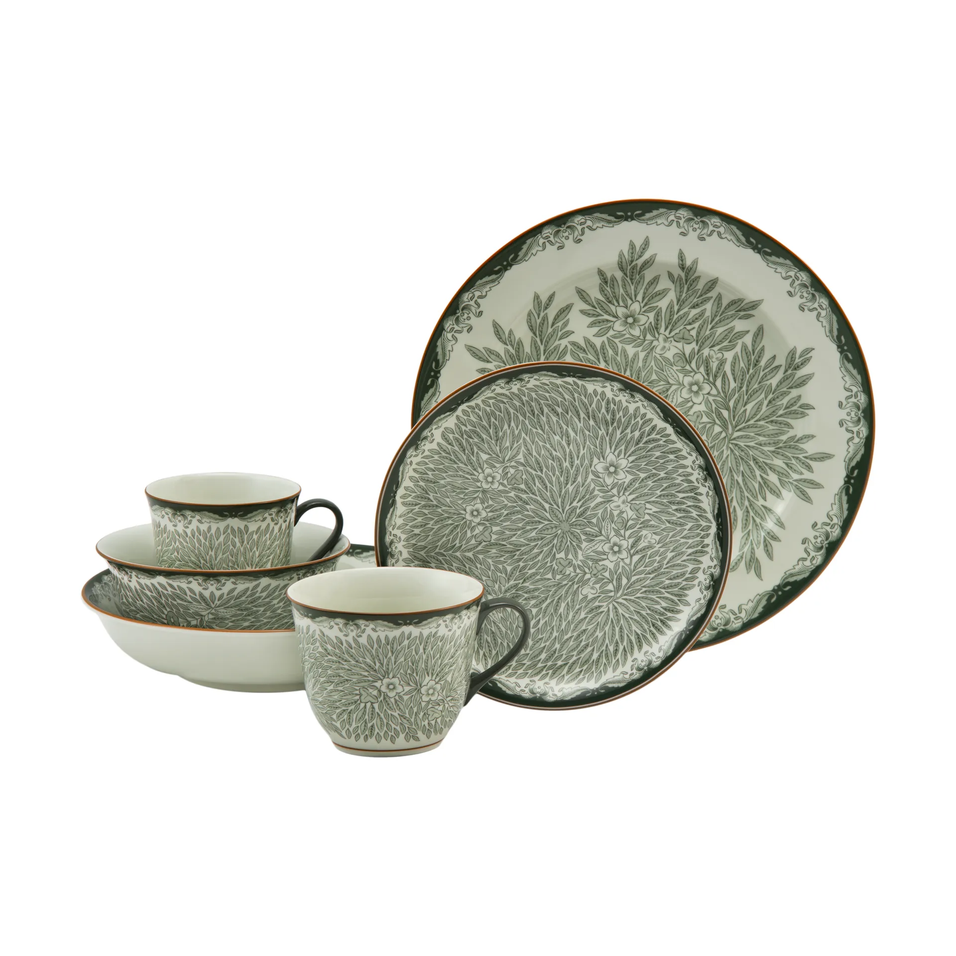 Miska Ostindia Floris 50 cl, Zielony
 Rörstrand