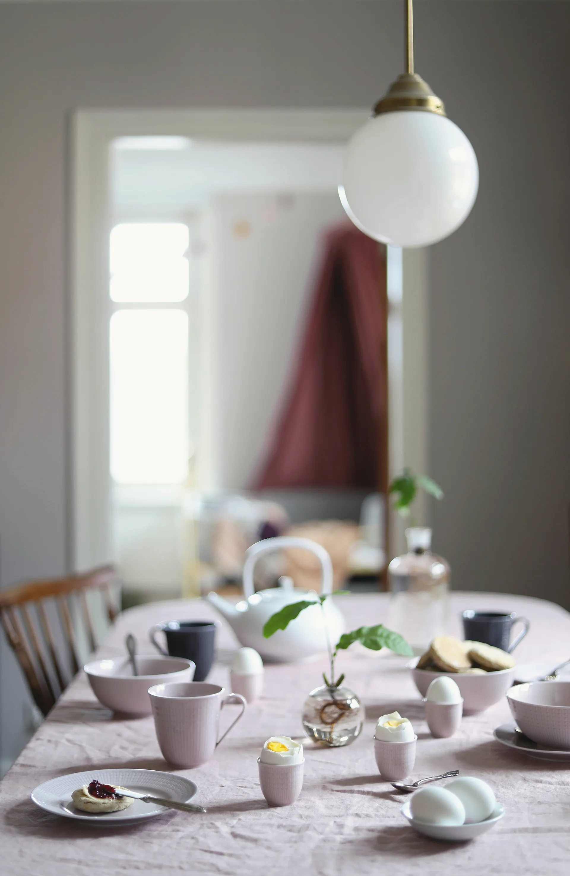 Miska Swedish Grace 60 cl, różowy Rörstrand