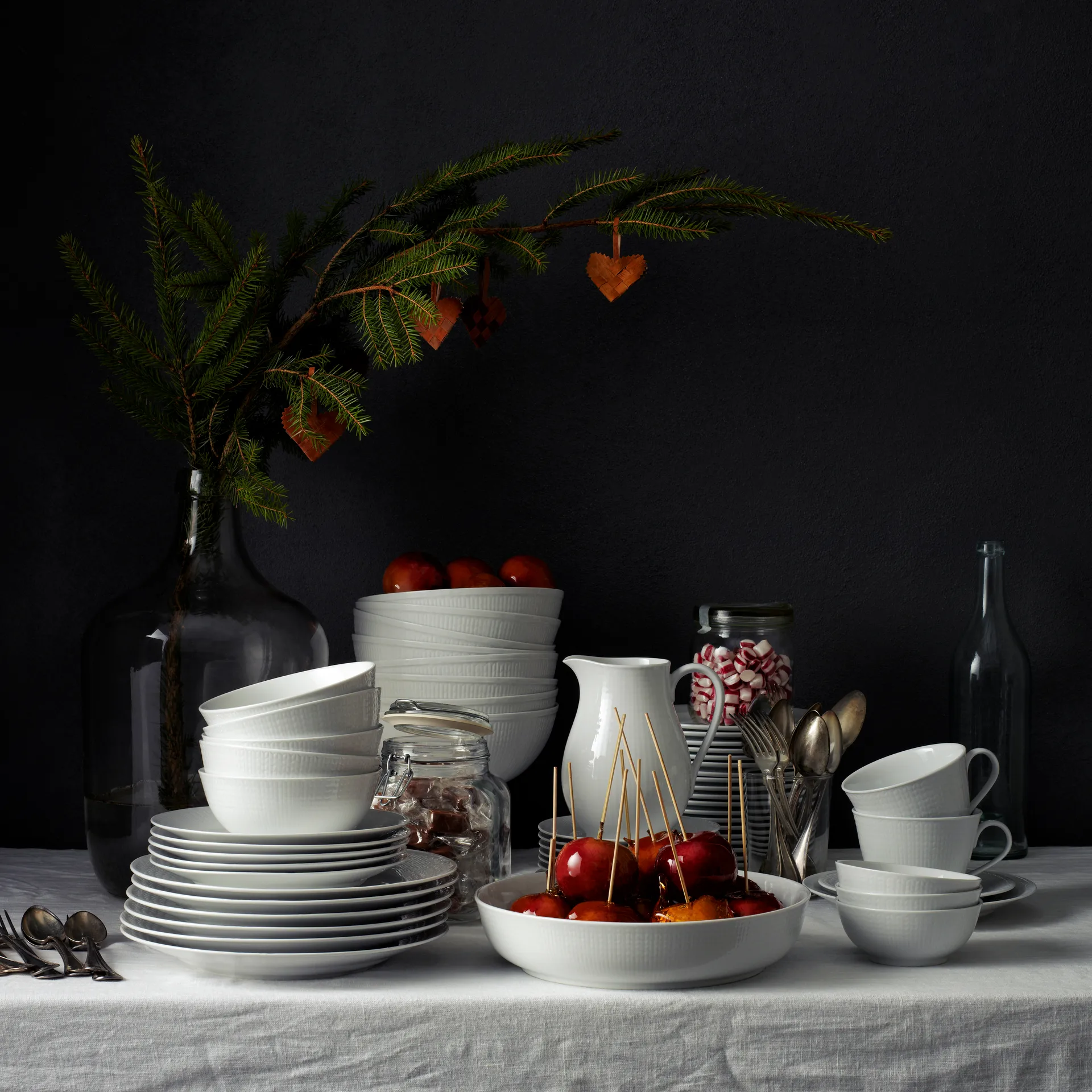 Miski Swedish Grace 30 cl, 6 szt. snow (biały),  Rörstrand