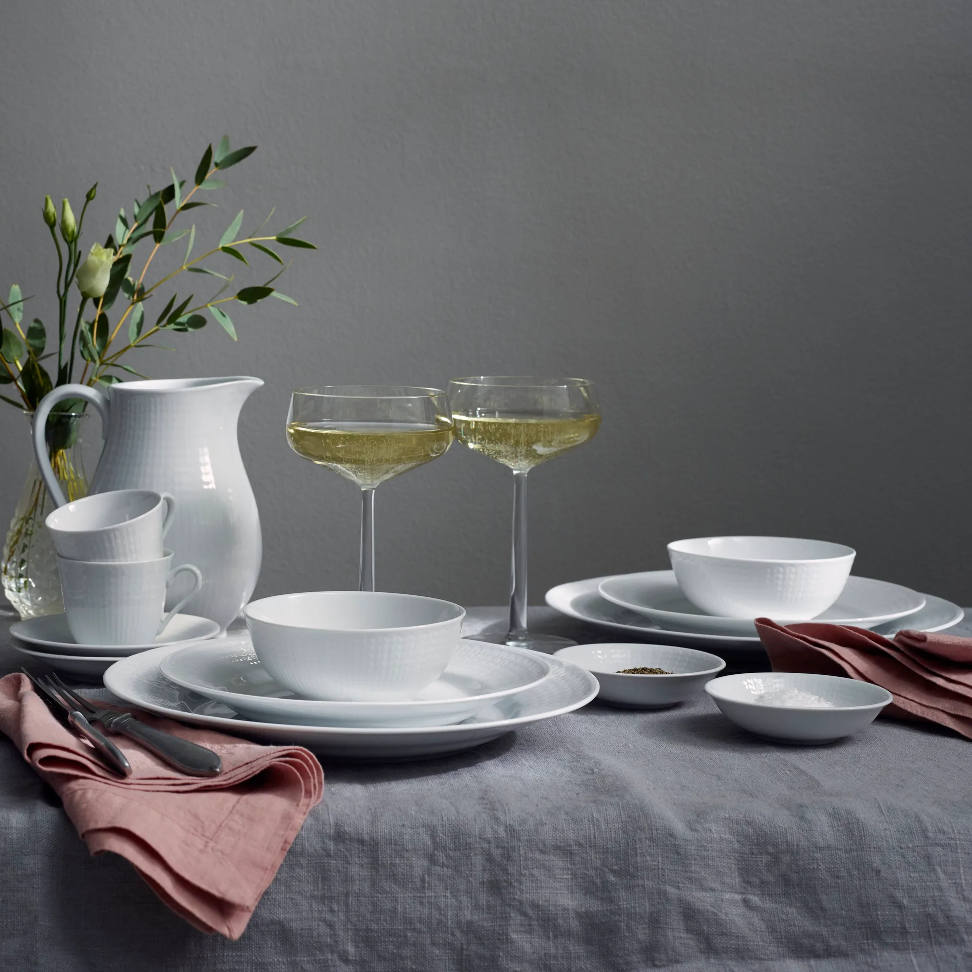 Miski Swedish Grace 30 cl, 6 szt. snow (biały) Rörstrand