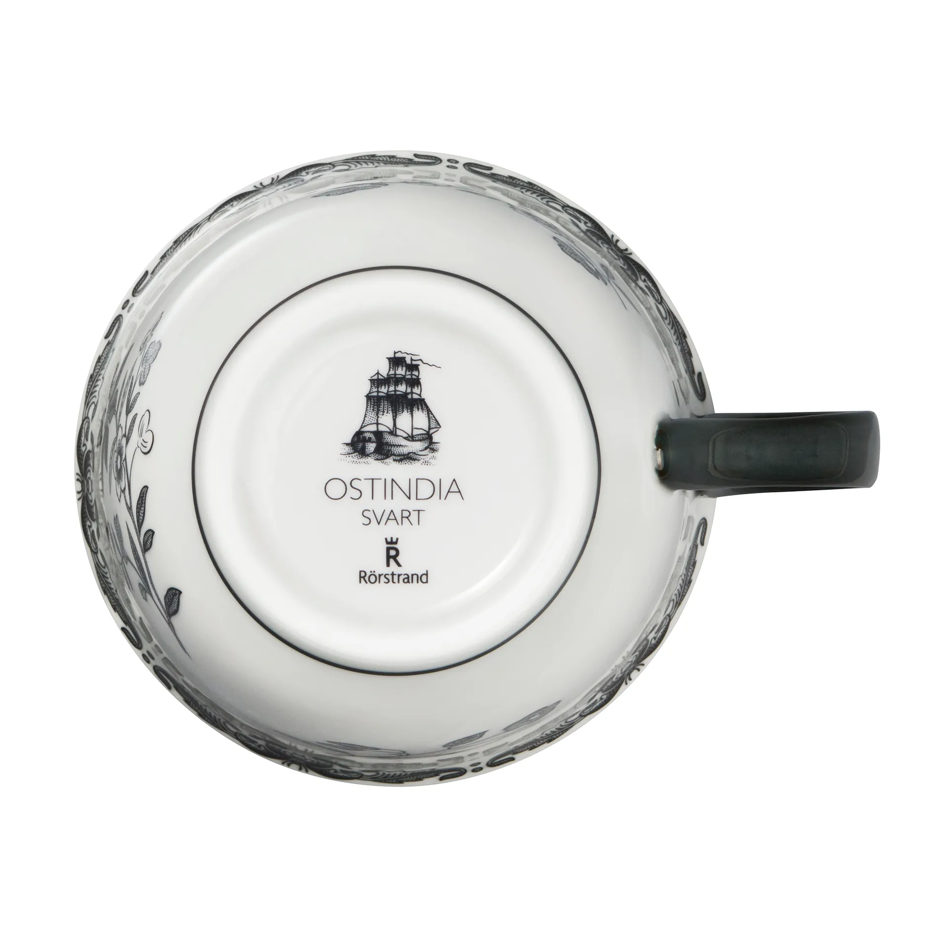Ostindia Czarny kubek, 30 cl Rörstrand