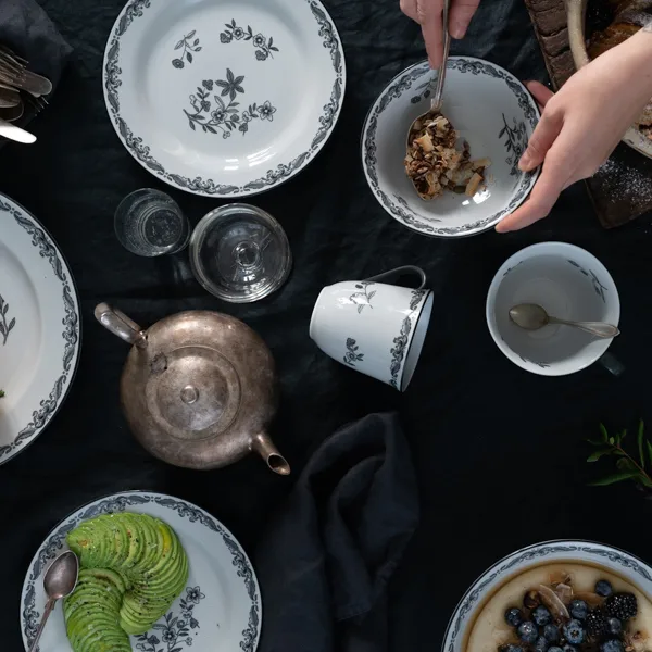 Ostindia Czarny kubek, 30 cl Rörstrand