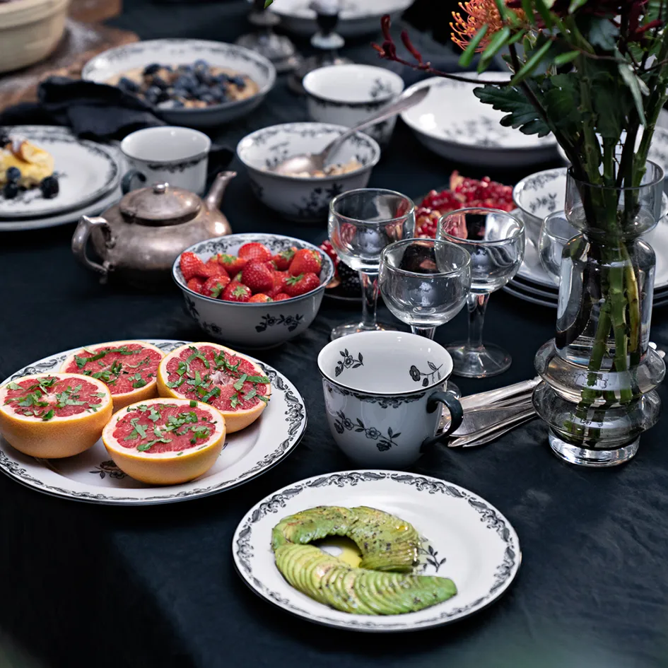 Ostindia Czarny kubek, 40 cl Rörstrand