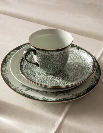 Ostindia Floris kubek 400 ml i talerz Ø20 cm - Zielony
 - Rörstrand