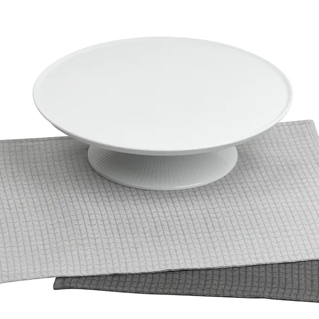 Patera na ciasto Swedish Grace 31 cm, Śnieg (biały) Rörstrand