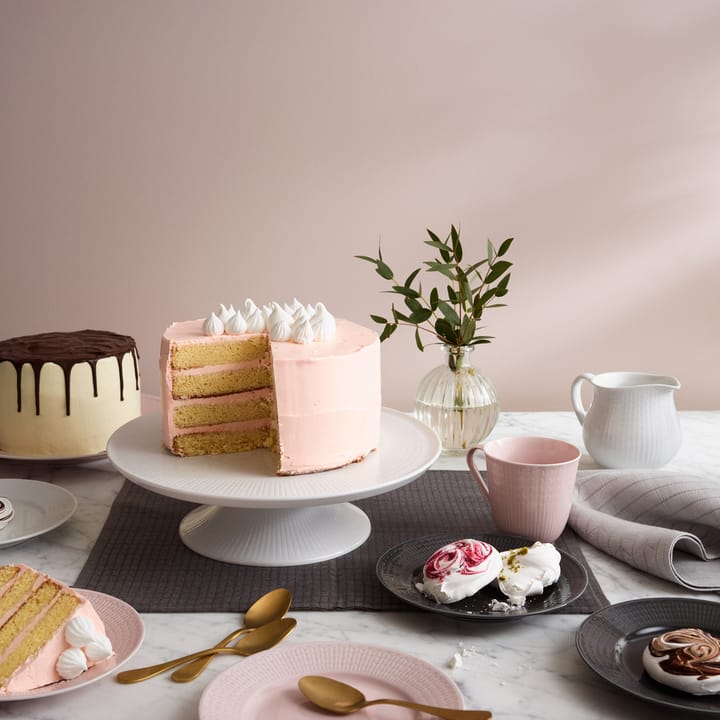 Patera na ciasto Swedish Grace 31 cm, Śnieg (biały) Rörstrand