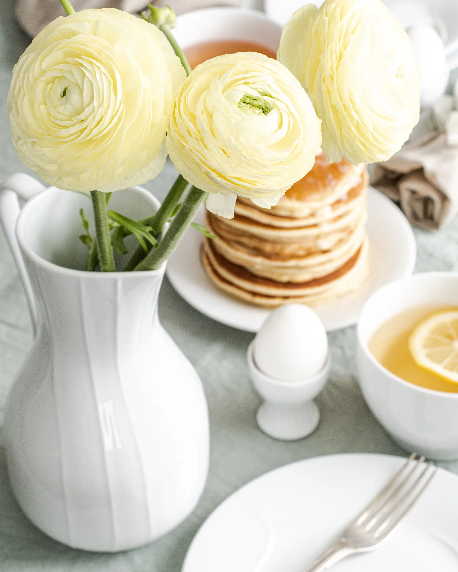 Pli Blanc dzbanek 1 L, Biały Rörstrand