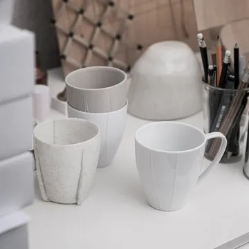 Pli Blanc kubek 340 ml - Biały - Rörstrand