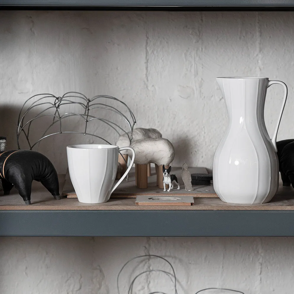 Pli Blanc kubek 340 ml, Biały Rörstrand