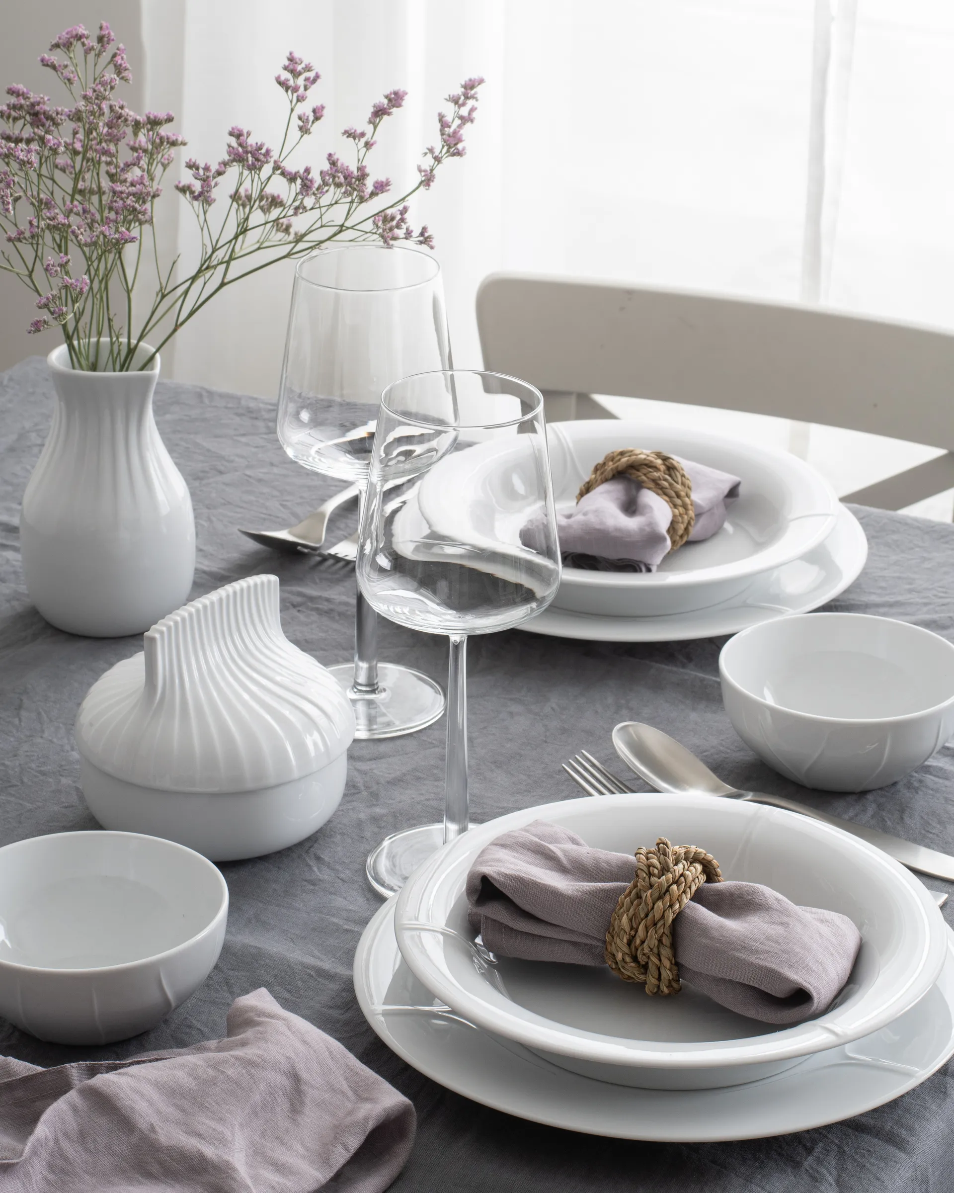 Pli Blanc miska 70 cl, Biały Rörstrand