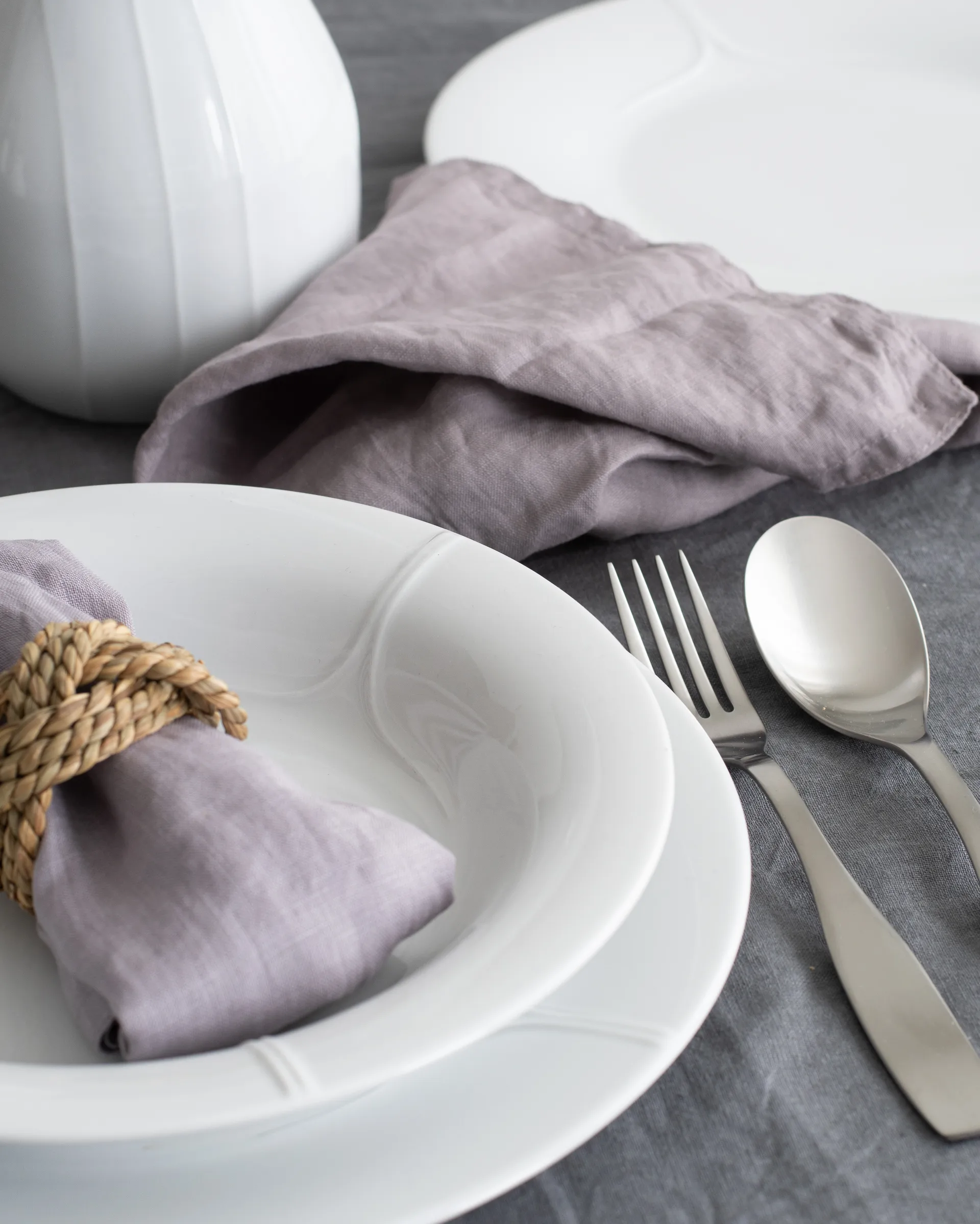 Pli Blanc talerz głęboki 23 cm, Biały Rörstrand