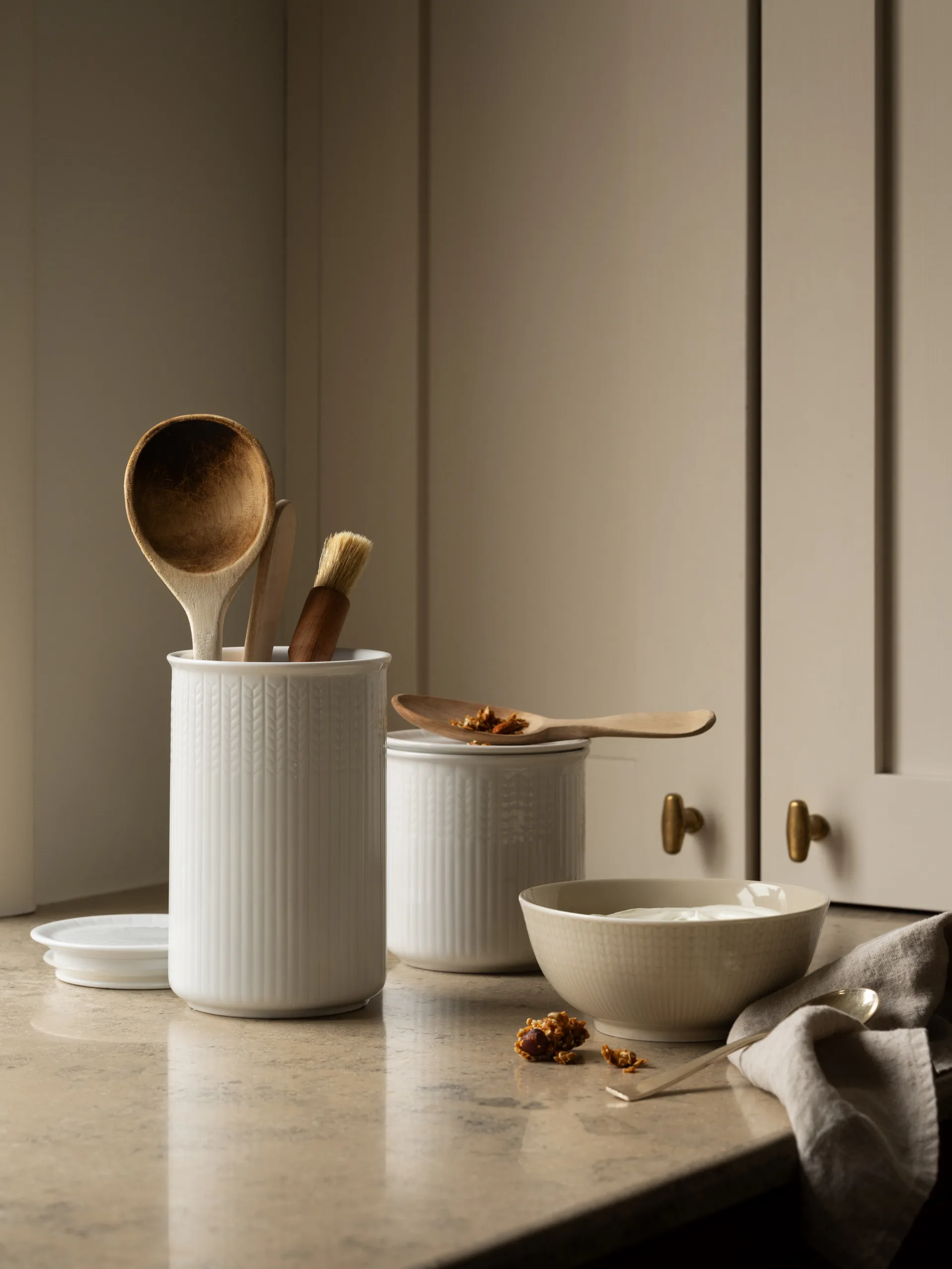 Pojemnik do przechowywania Swedish Grace L 1,3 L, Śnieg Rörstrand