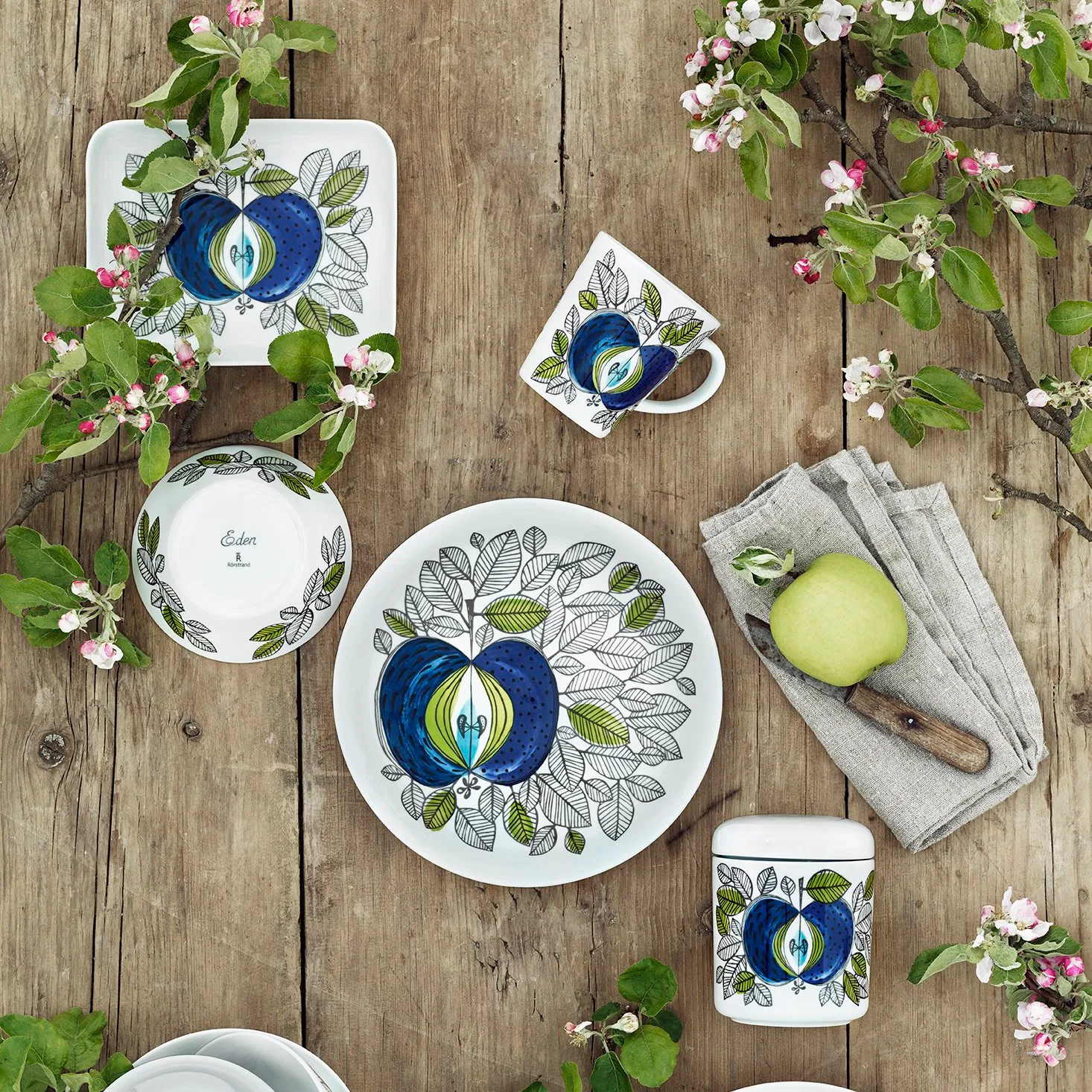 Półmisek Eden prostokątny, 19x15 cm Rörstrand