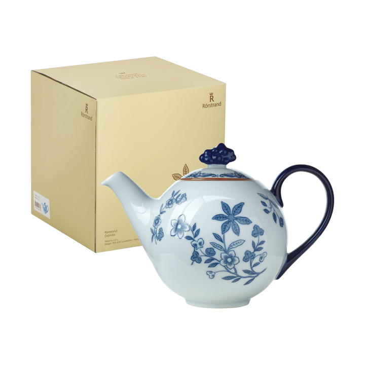 Pudełko prezentowe Dzbanek do herbaty Ostindia 1,2 l - Niebiesko-biały - Rörstrand