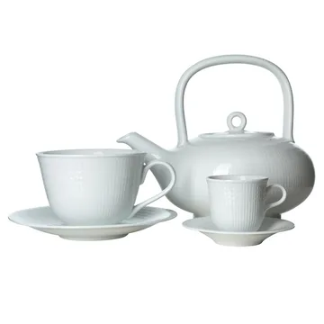 Swedish Grace filiżanka do herbaty 450 ml - Śnieg (biały) - Rörstrand
