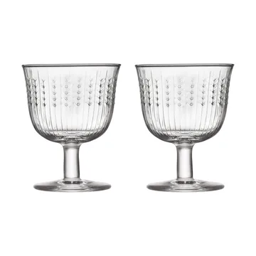 Swedish Grace kieliszki na nóżce 250 ml, 2‑pak - Przezroczysty - Rörstrand