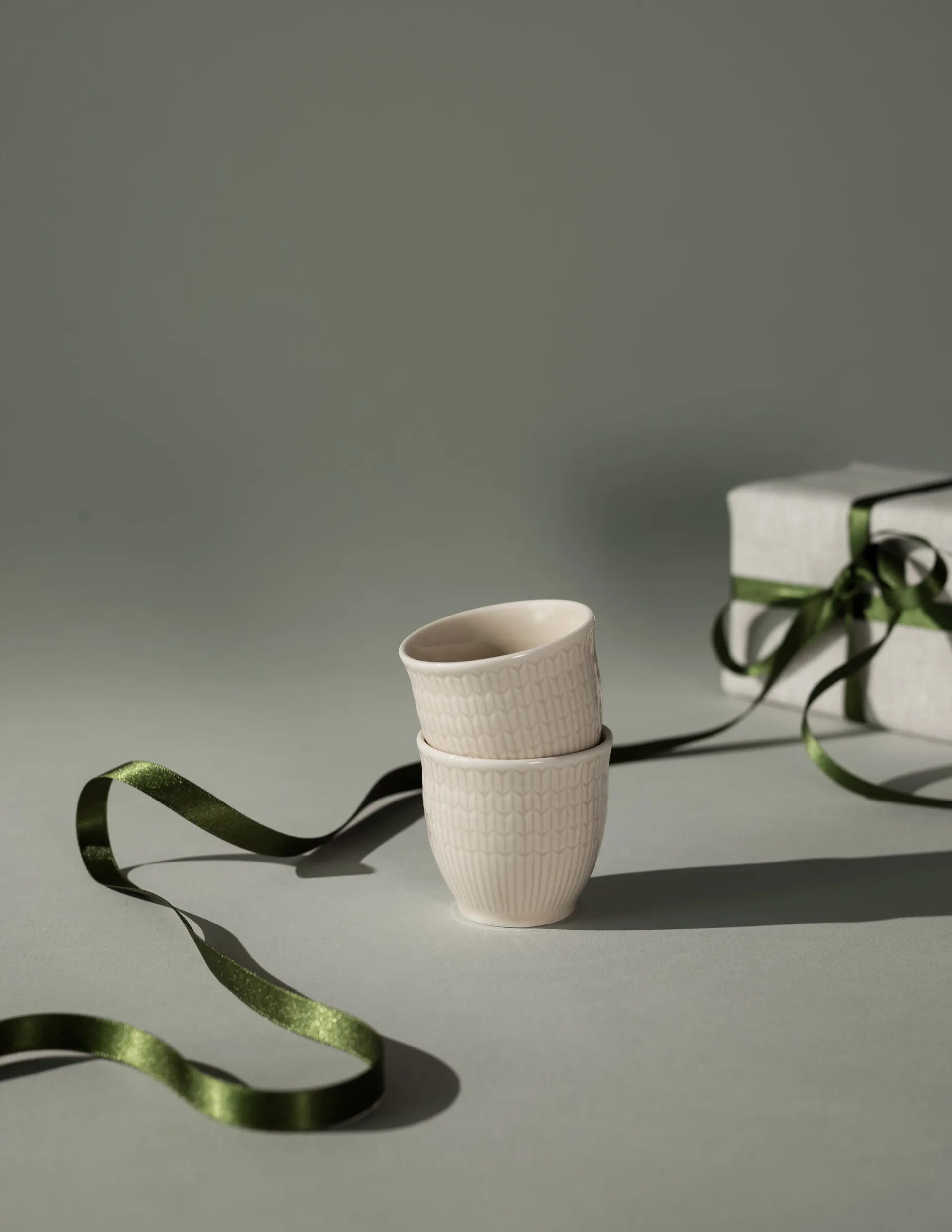 Swedish Grace kubeczek na jajko 2-pak, Owsiany Rörstrand