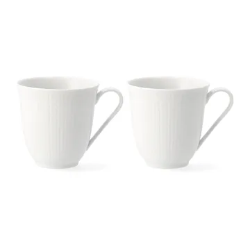 Swedish Grace kubek 300 ml 2‑pak - śnieg (biały) - Rörstrand