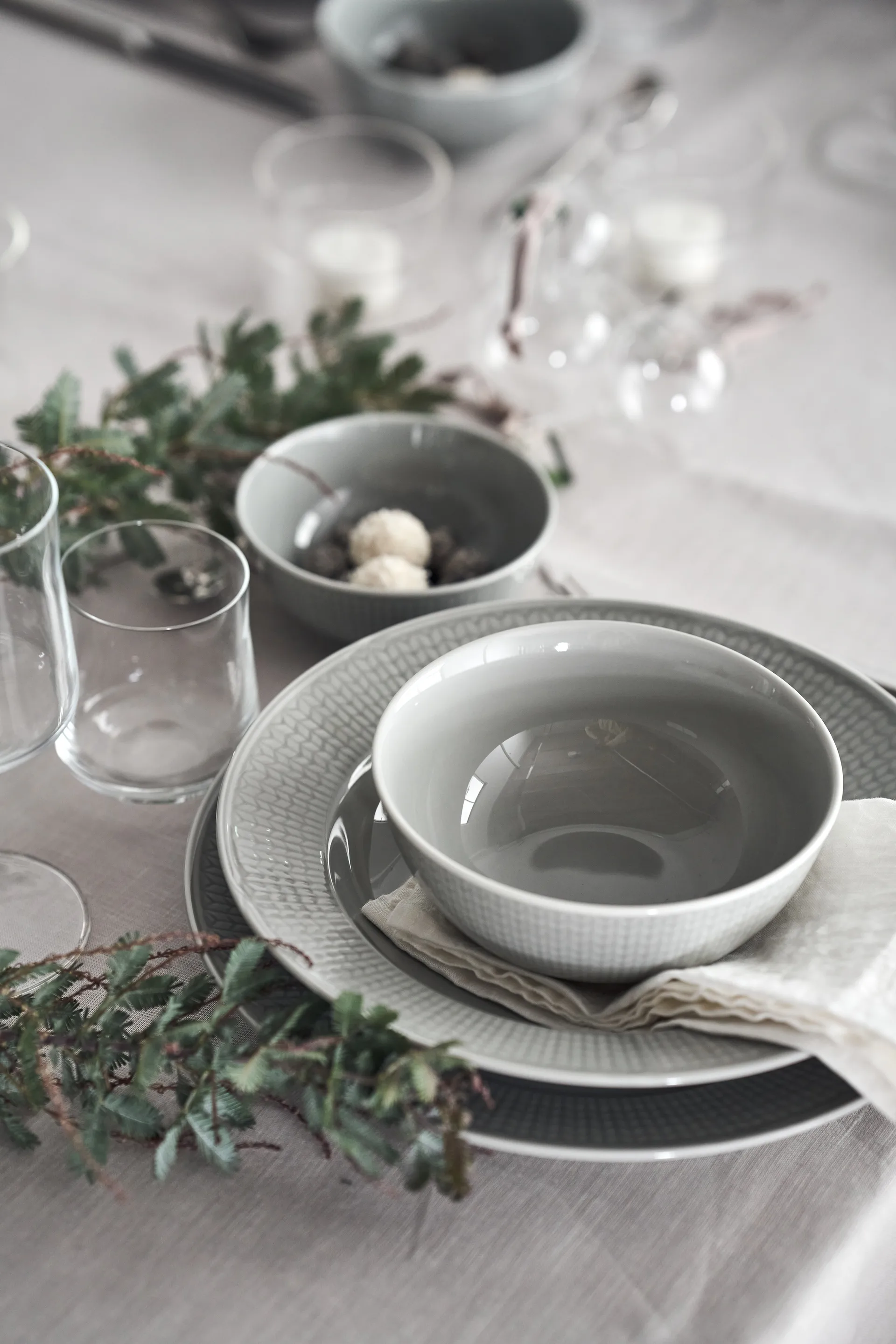 Swedish Grace miska 600 ml, fog (szary) Rörstrand