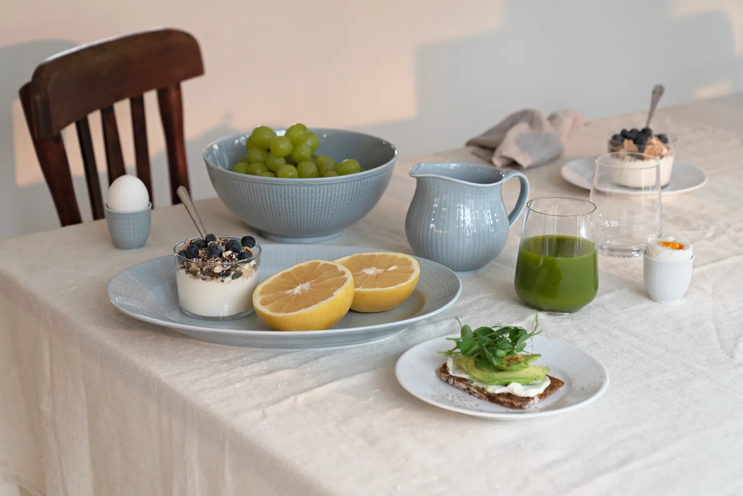 Swedish Grace miska 600 ml, ice (błękitny) Rörstrand