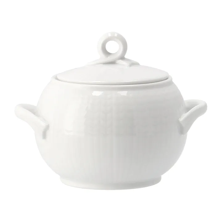 Swedish Grace miska z pokrywką 400 ml - Śnieg (biały) - Rörstrand