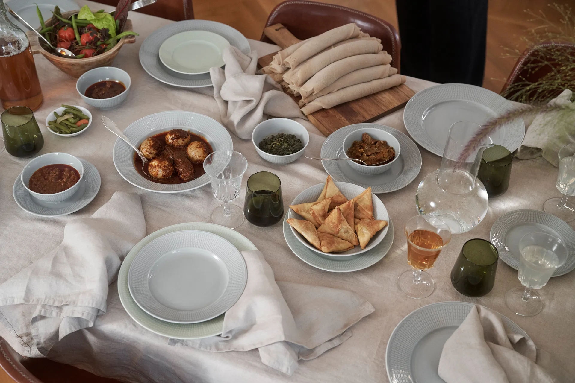 Swedish Grace & Polar zestaw startowy - Śnieg (biały) Rörstrand