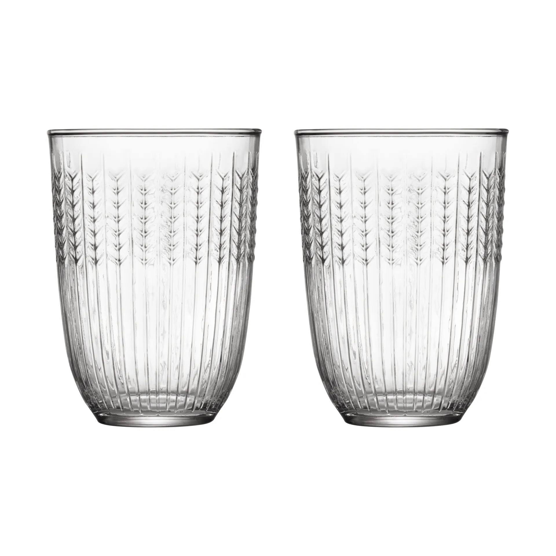 Swedish Grace szklanki do napojów 370 ml, 2‑pak, Przezroczysty Rörstrand