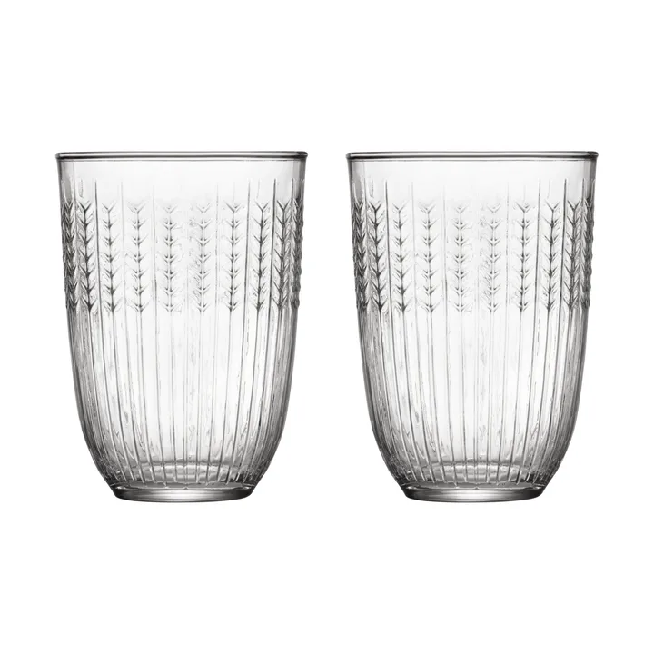 Swedish Grace szklanki do napojów 370 ml, 2‑pak - Przezroczysty - Rörstrand