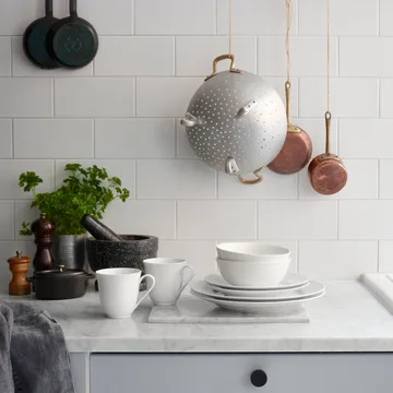 Swedish Grace talerz Ø21 cm opakowanie 8 sztuk - Śnieg (biały) - Rörstrand