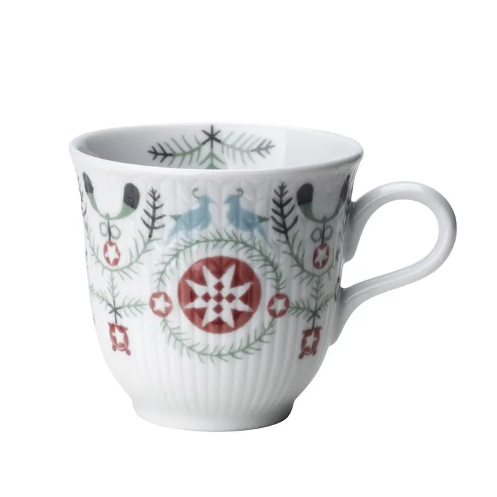 Swedish Grace Winter kubek do glöggu 100 ml - biały - Rörstrand