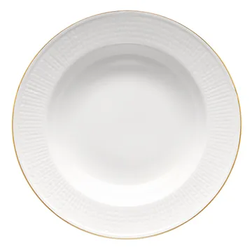 Talerz głęboki Swedish Grace Gala 25 cm - Biały - Rörstrand
